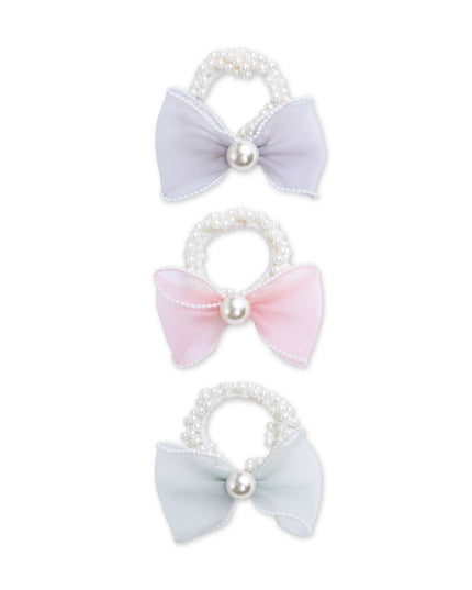 kids atelier mimi tutu Sheer Bow Scrunchie Set  