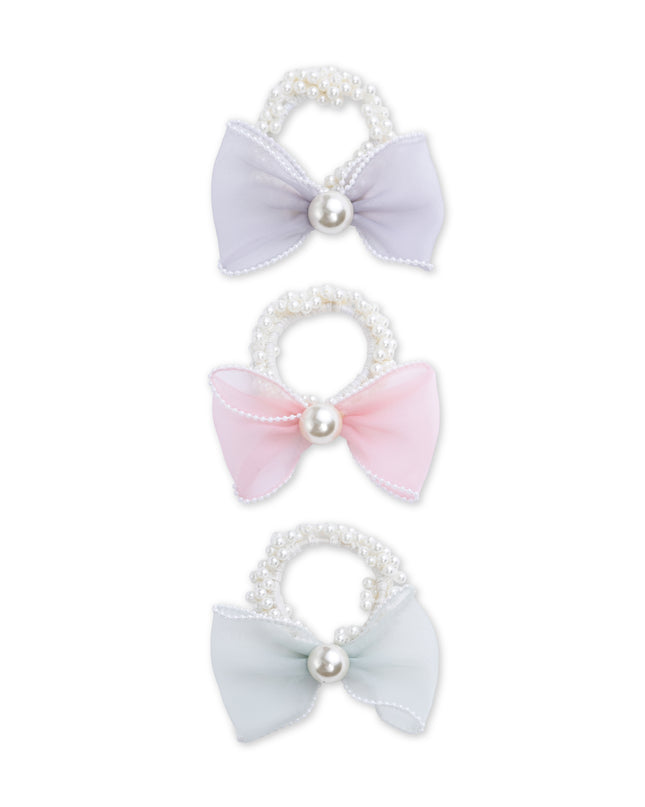 kids atelier mimi tutu Sheer Bow Scrunchie Set  