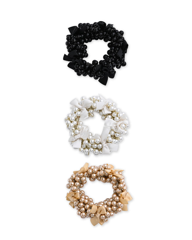 kids atelier mimi tutu Beaded Bow Scrunchie Set