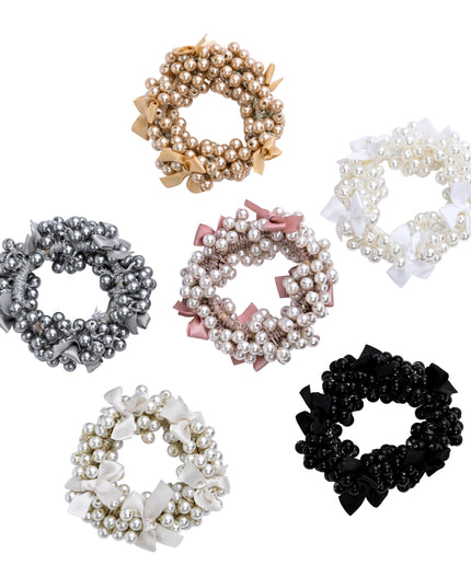 kids atelier mimi tutu Beaded Bow Scrunchie Set