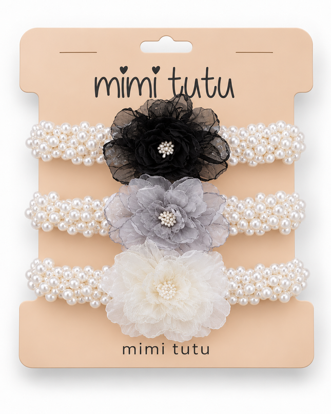 kids atelier mimi tutu Pearl Blossom Scrunchie Set