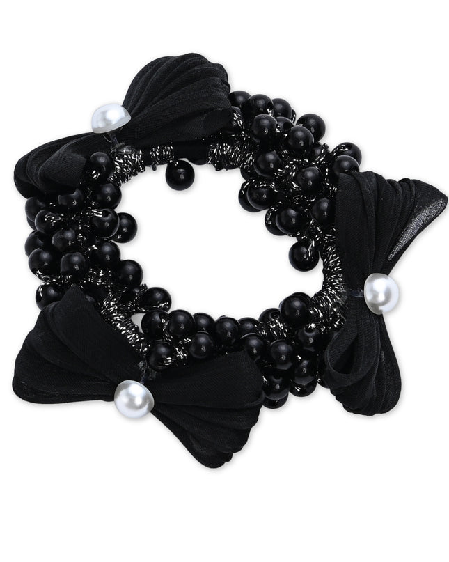 kids atelier mimi tutu Pearl Cluster Bow Scrunchie Set