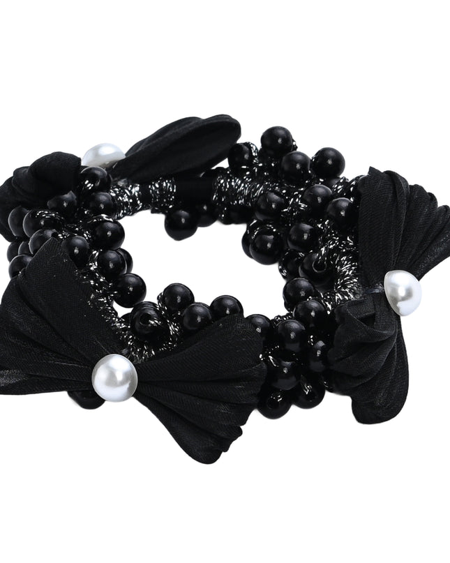 kids atelier mimi tutu Pearl Cluster Bow Scrunchie Set