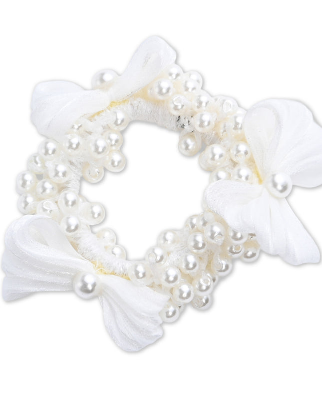 kids atelier mimi tutu Pearl Cluster Bow Scrunchie Set