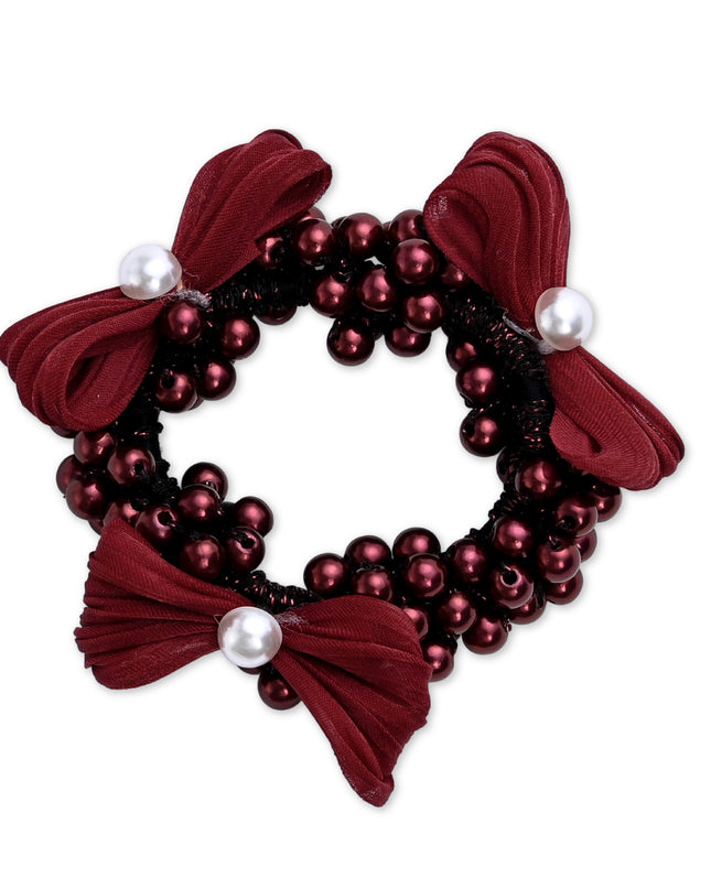 kids atelier mimi tutu Pearl Cluster Bow Scrunchie Set