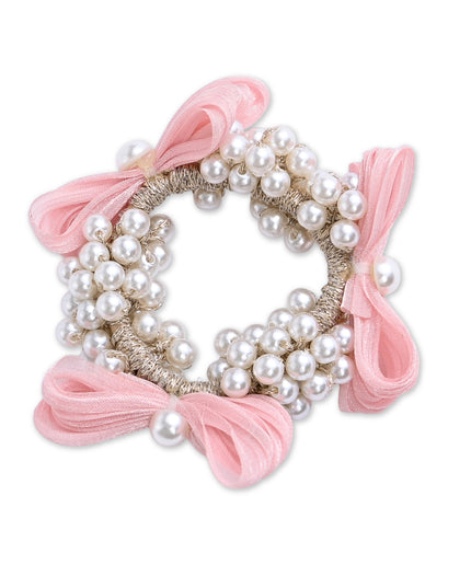 kids atelier mimi tutu Pearl Cluster Bow Scrunchie Set