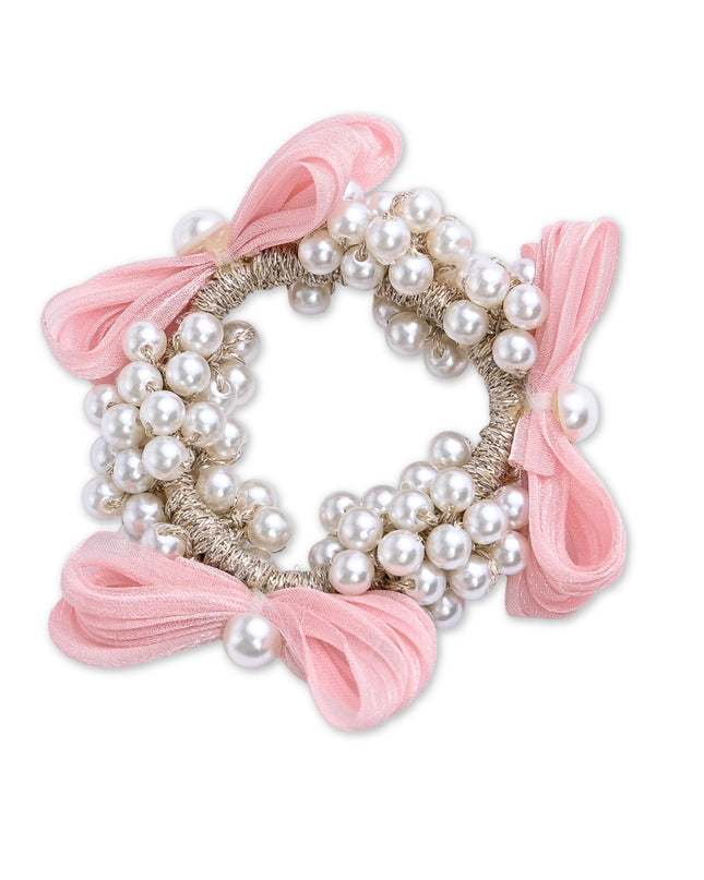 kids atelier mimi tutu Pearl Cluster Bow Scrunchie Set