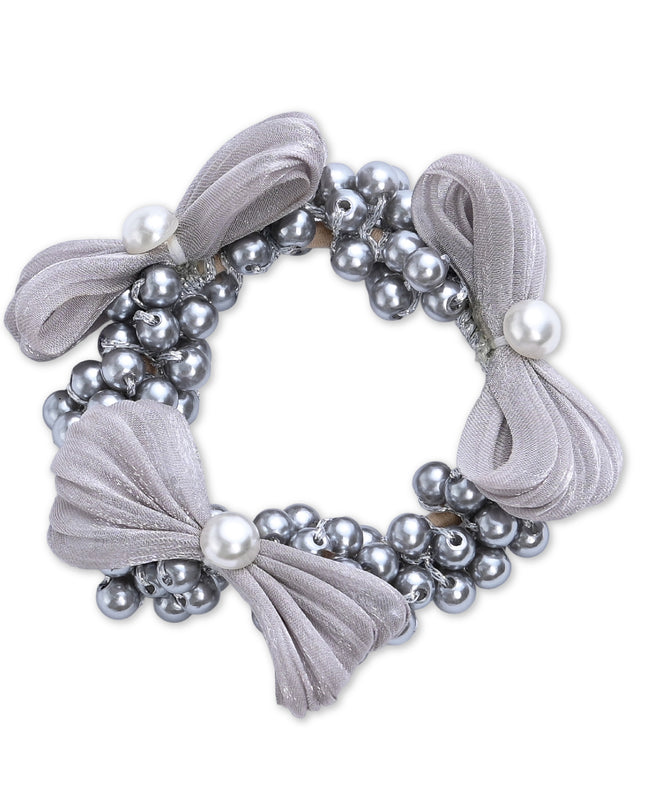 kids atelier mimi tutu Pearl Cluster Bow Scrunchie Set