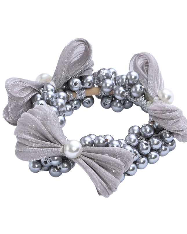 kids atelier mimi tutu Pearl Cluster Bow Scrunchie Set