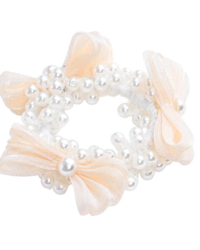 kids atelier mimi tutu Pearl Cluster Bow Scrunchie Set