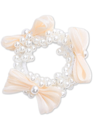 kids atelier mimi tutu Pearl Cluster Bow Scrunchie Set