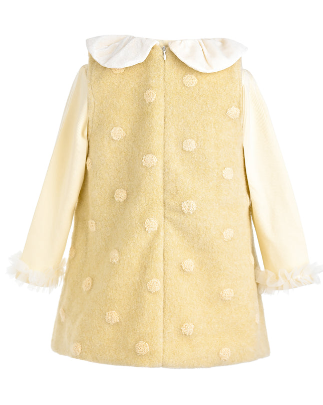 kids atelier mimi tutu Light Yellow Maura Sweetbow Dress Sets