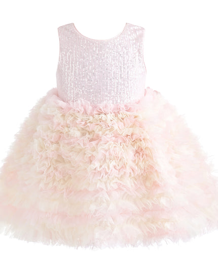 kids atelier mimi tutu Blush Pink Madeleine Enchanted Two‑Piece Dress Set