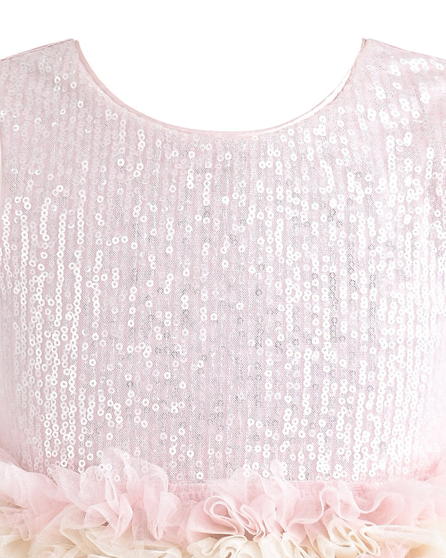 kids atelier mimi tutu Blush Pink Madeleine Enchanted Two‑Piece Dress Set
