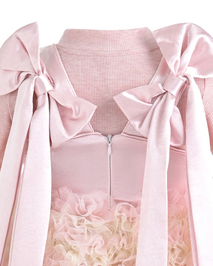 kids atelier mimi tutu Blush Pink Madeleine Enchanted Two‑Piece Dress Set