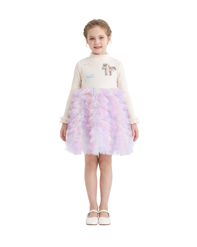 kids atelier mimi tutu Light Purple Annelise Fairy‑Twirl Dress Sets