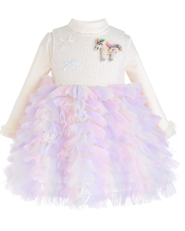kids atelier mimi tutu Light Purple Annelise Fairy‑Twirl Dress Sets