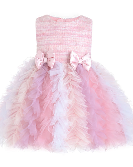kids atelier mimi tutu Blush Pastel Emira Bow Dress Sets