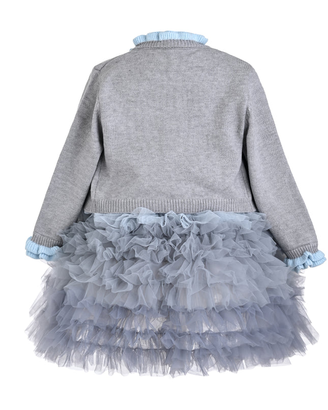 kids atelier mimi tutu Slate Blue Nola Daydream Dress Sets