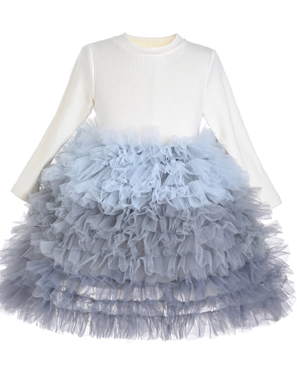 kids atelier mimi tutu Slate Blue Nola Daydream Dress Sets
