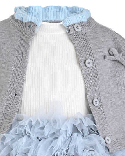 kids atelier mimi tutu Slate Blue Nola Daydream Dress Sets