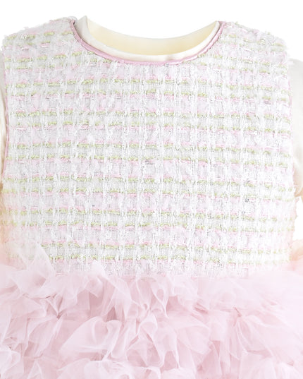 kids atelier mimi tutu Light Pink Lina Pixie‑Twirl Dress Sets