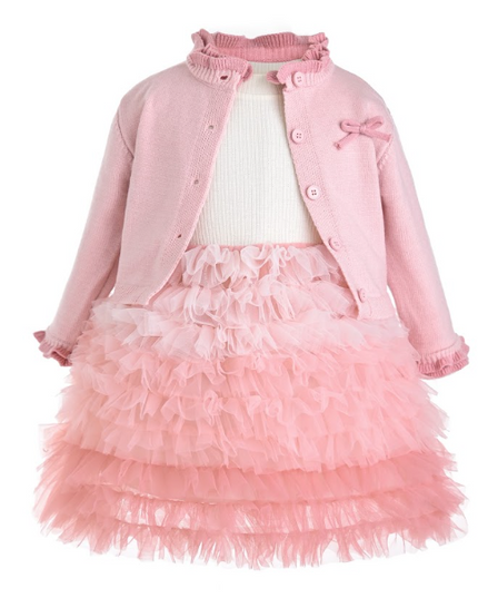 mimi tutu-MTTD-62780-Pink-Nola Dress Set