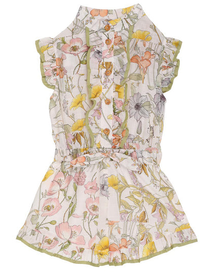 ZIMMERMANN-JEANNIE FRILL PLAYSUIT-1792YSS224-PATCH NOUVEAU FLORAL