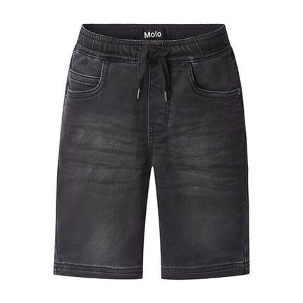 kids atelier molo Washed Black Ali Shorts