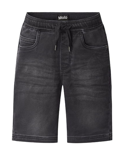 kids atelier molo Washed Black Ali Shorts