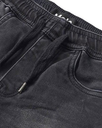 kids atelier molo Washed Black Ali Shorts