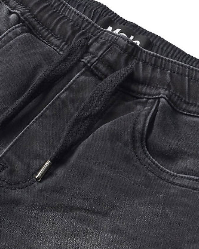 kids atelier molo Washed Black Ali Shorts