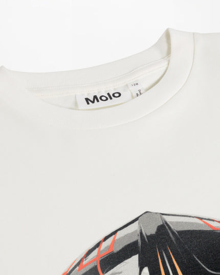kids atelier molo Riley White Graphic T-Shirt