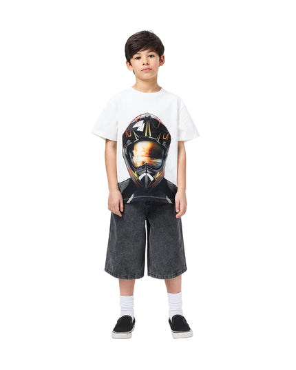 kids atelier molo Riley White Graphic T-Shirt