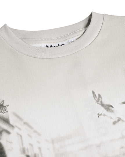 kids atelier molo Gray Riley CurioCity Dogs T-Shirt
