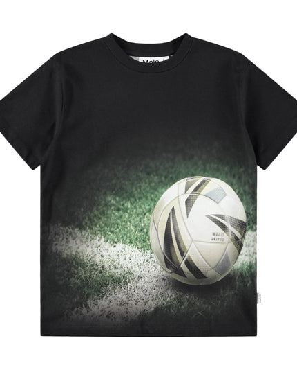 kids atelier molo Black Riley United Field T-Shirt