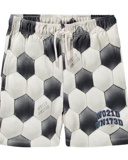 kids atelier molo Gray Adian Football Moon Shorts
