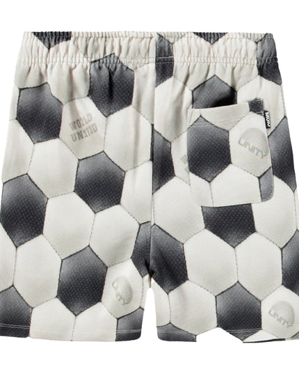 kids atelier molo Gray Adian Football Moon Shorts