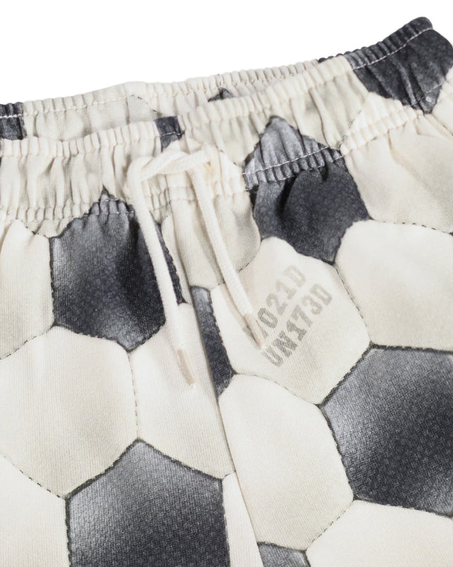 kids atelier molo Gray Adian Football Moon Shorts