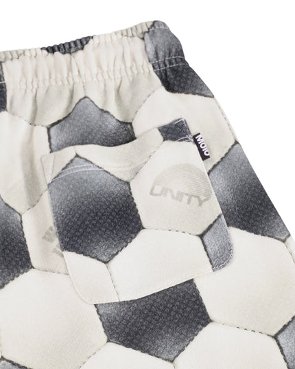 kids atelier molo Gray Adian Football Moon Shorts
