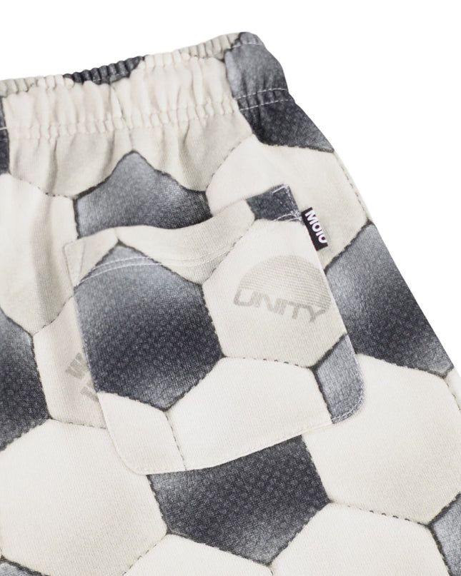 kids atelier molo Gray Adian Football Moon Shorts
