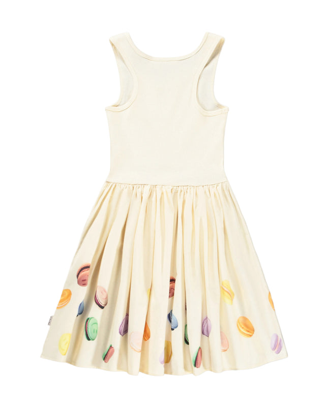 kids atelier Molo Yellow Dress with Macaron Print