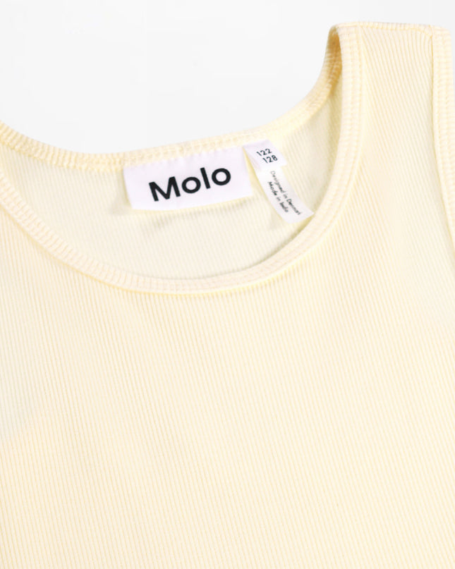 kids atelier Molo Yellow Dress with Macaron Print