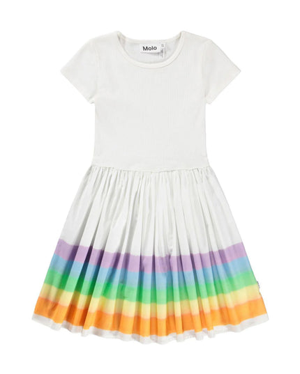 kids atelier Molo Cissa Painted Rainbow Dress