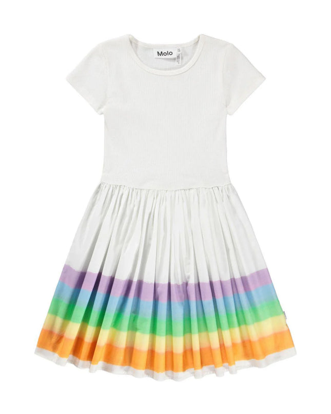 kids atelier Molo Cissa Painted Rainbow Dress