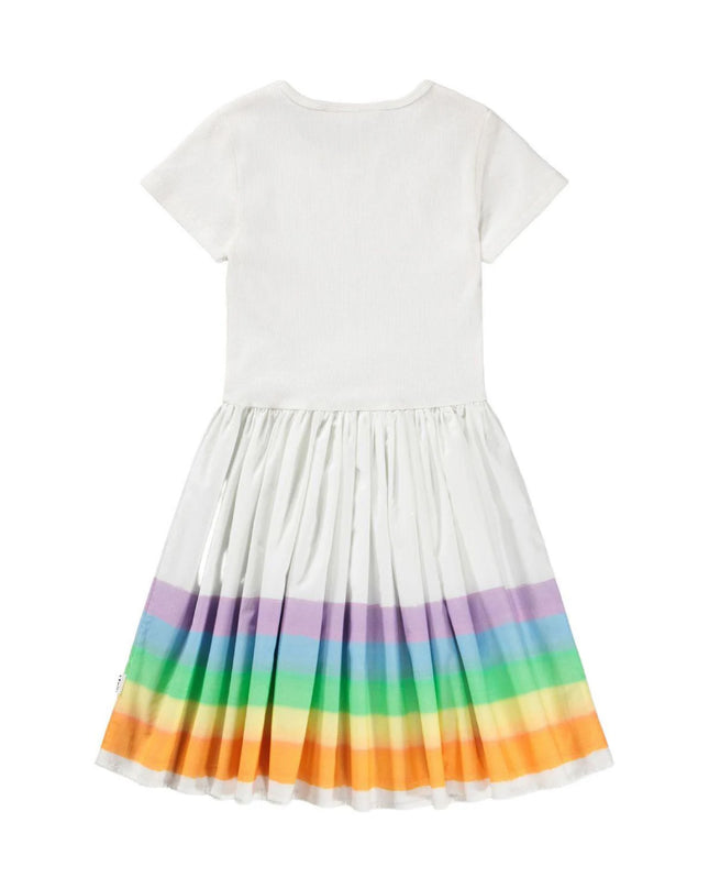 kids atelier Molo Cissa Painted Rainbow Dress