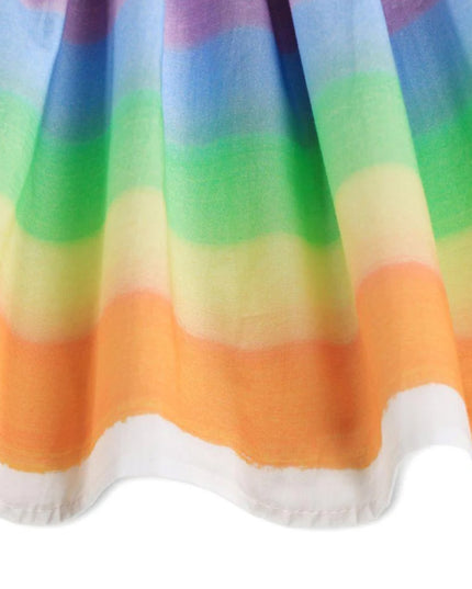 kids atelier Molo Cissa Painted Rainbow Dress