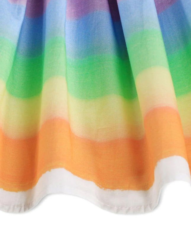kids atelier Molo Cissa Painted Rainbow Dress