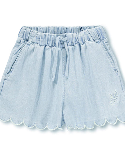 kids atelier Molo Addie Washed Chambrey Shorts
