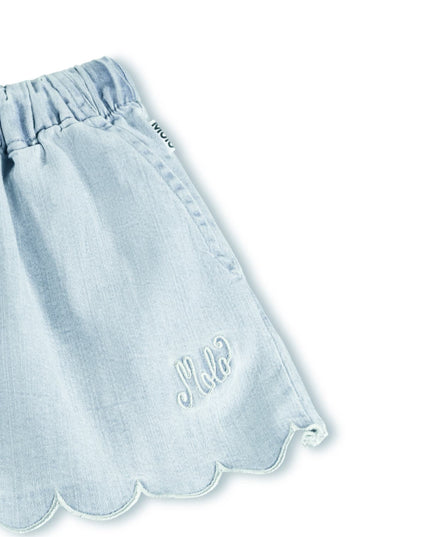 kids atelier Molo Addie Washed Chambrey Shorts